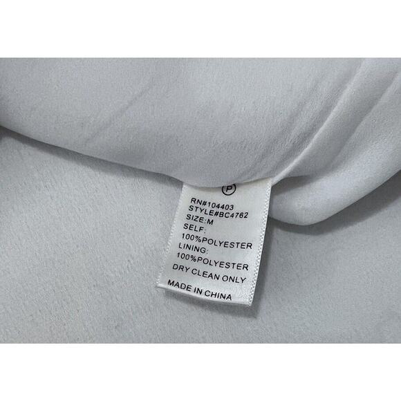 JOA LA Ivory Shift Dress Womens Size Medium Lace Up Neckline Sleeveless - Picture 7 of 7